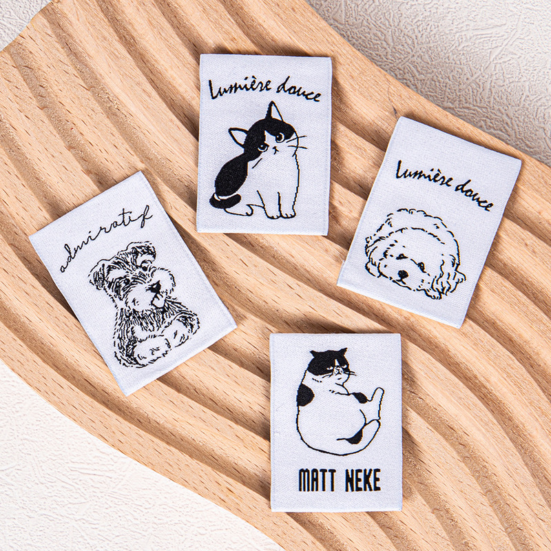 Manufacturers Supply Clothing Woven Labels with Oeko-Tex Certification, Recycled Clothing Woven Labels, High-Density Clothing Side Label Designs Manufacturers Supply Clothing Woven Labels with Oeko-Tex Certification, Recycled Clothing Woven Labels, High-Density Clothing Side Label Designs