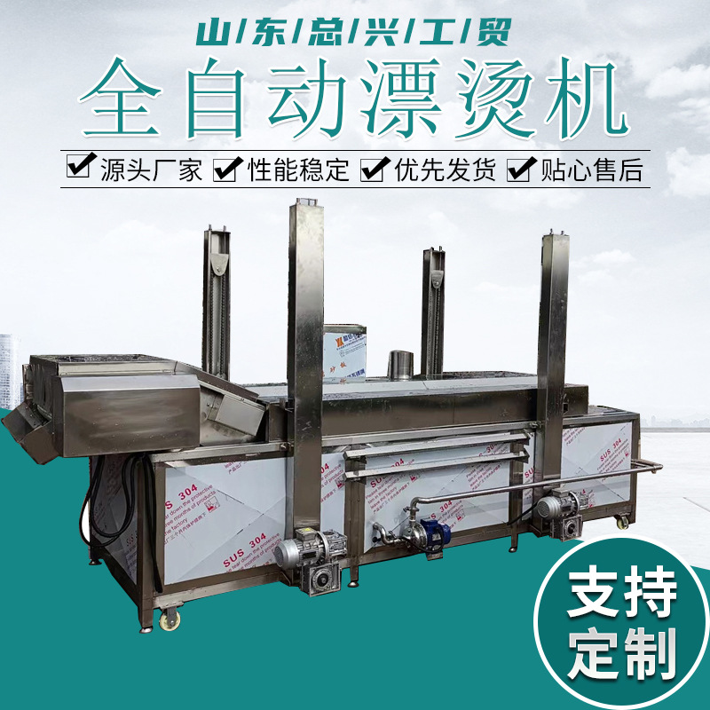 蘑菇金针菇蒸煮漂烫机 不锈钢巴氏杀菌机 玉米蔬菜蒸煮杀青设备