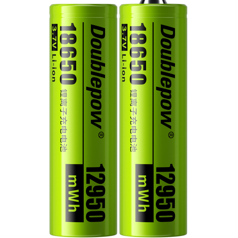 18650 batería de litio potencia 12950 mA gran capacidad 3.7V batería de litio recargable con lámpara protectora