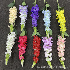 単独の風信子は絹の花の小さい飛燕の家庭の結婚式の堂の道をシミュレーションして装飾の配置の花の列のメーカーの卸売りを導きます。