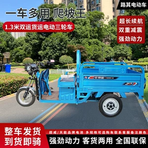 Electric Tricycle Agricultural Heavy Load Carrier Stall Express 1.3 Meters