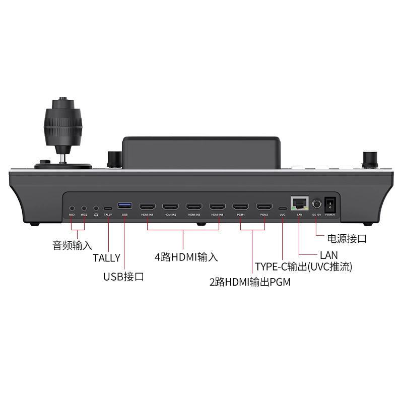 生华视通 SH-DBT04RH four-way HDMI director switcher PTZ camera control multi-camera streaming