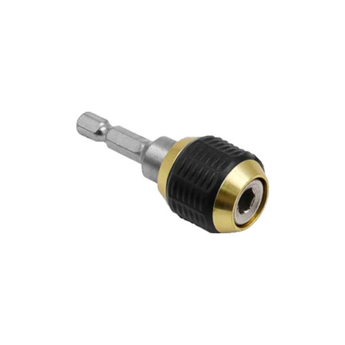 Hexagonal handle quick change chuck large head pop-up bit connecting rod quick converter with spring self-locking adapter
