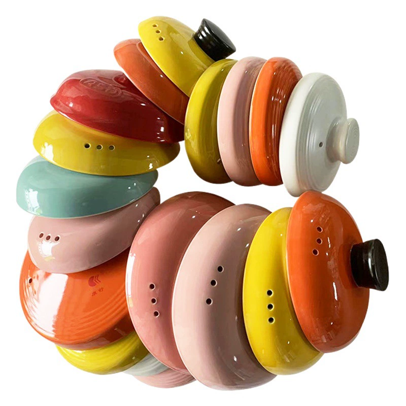 Кан Шу цвет отдельный кастрюля суп горшок крышка крокодил Электрический тушеного горшка крышка все виды керамической кастрюли фарфоровый суп горшок крышка Универсальная