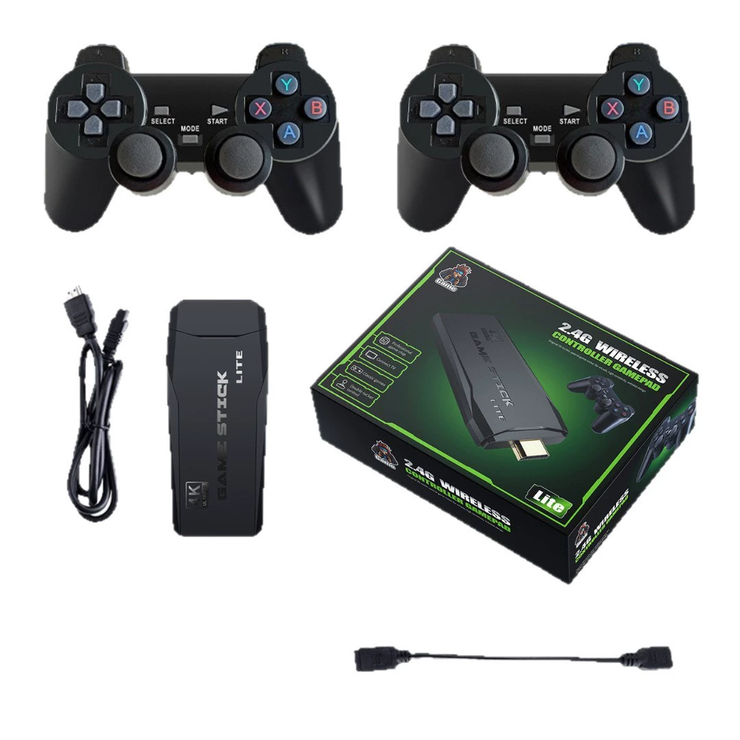 Retro game console for double, wireless classic joystick