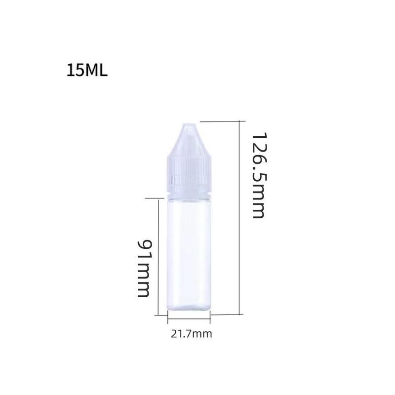 注油瓶防盗盖pet10ml挤压30毫升透明塑料瓶分装尖嘴烟滴液瓶|undefined