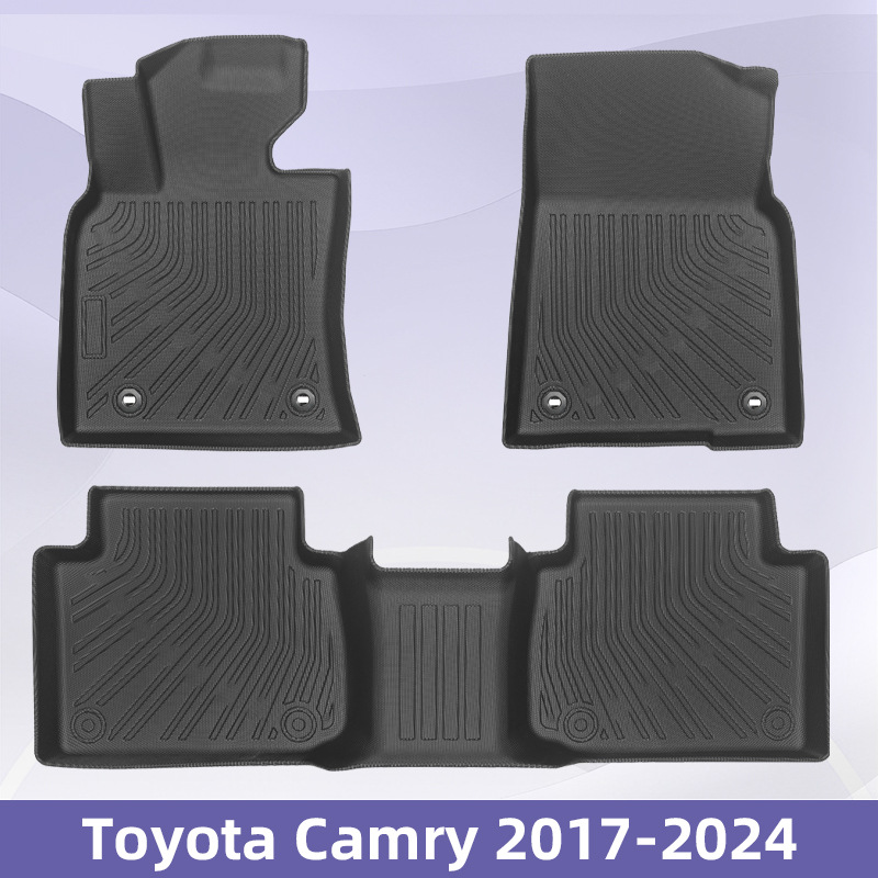 Para Toyota Camry 2017 - 2024 3D todo el tiempo TPE almohadilla para los pies almohadilla del maletero