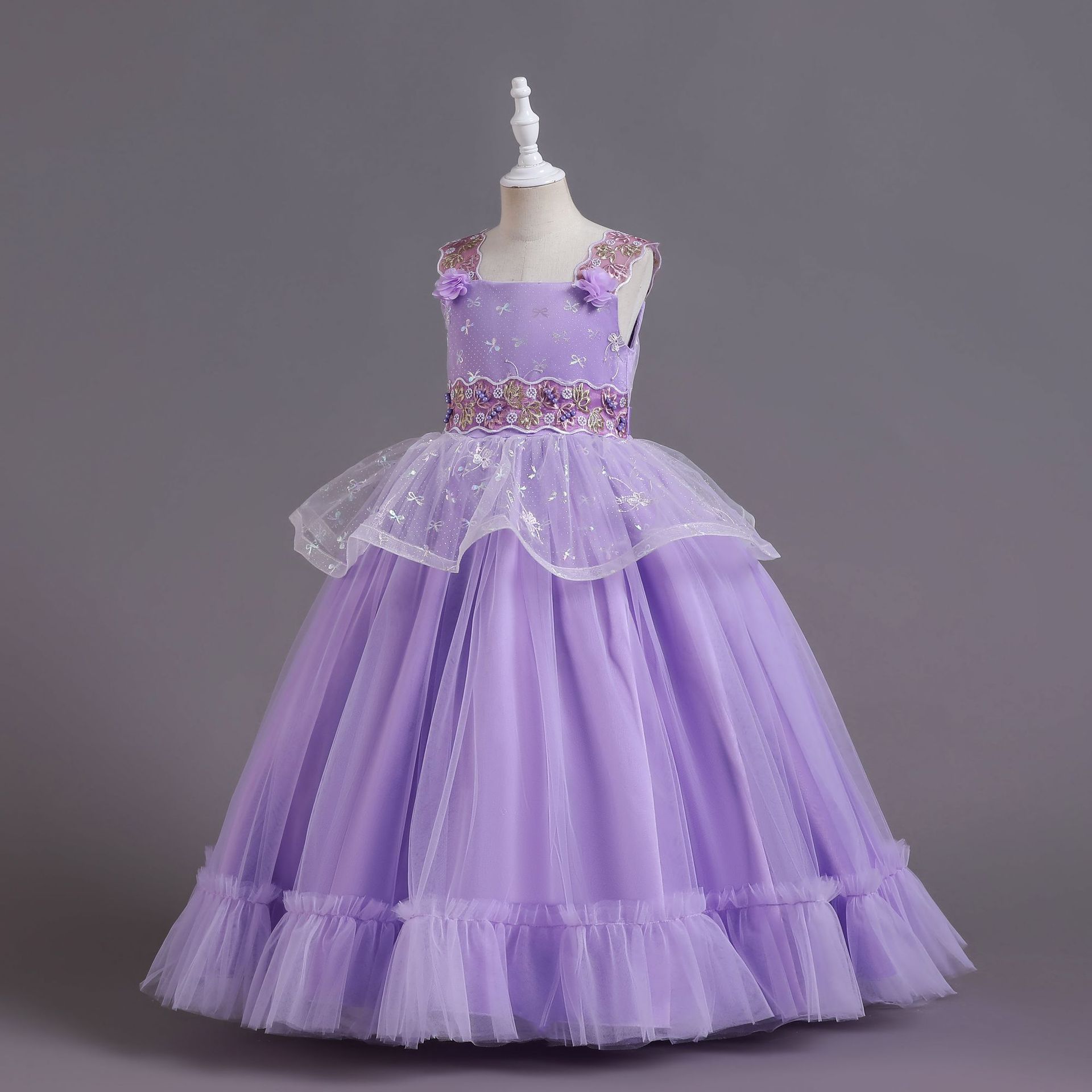 儿童礼服 公主裙 连衣裙 钢琴演出服