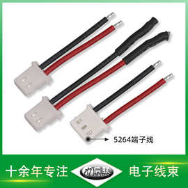 信联供应TJC14-2.54端子线 5264端子连接线 水弹枪玩具2pin电池线