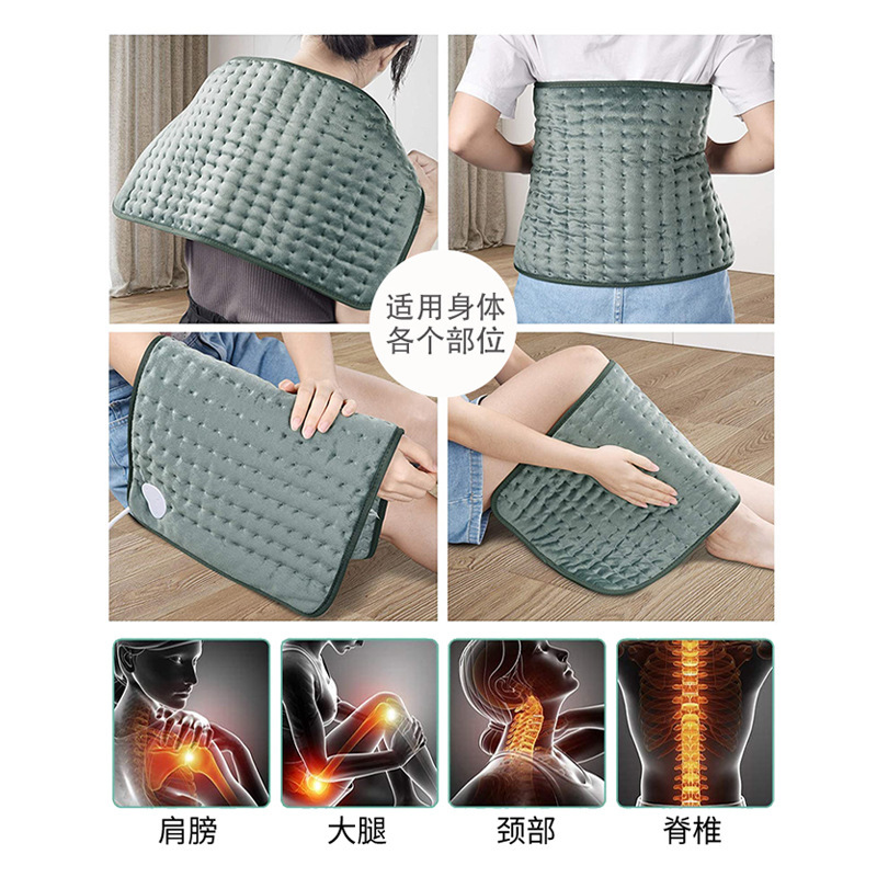 クロスボーダー家庭用電気毛布スマートタイミング保温加熱パッド湿布シングル発熱毛布Heating pad|undefined