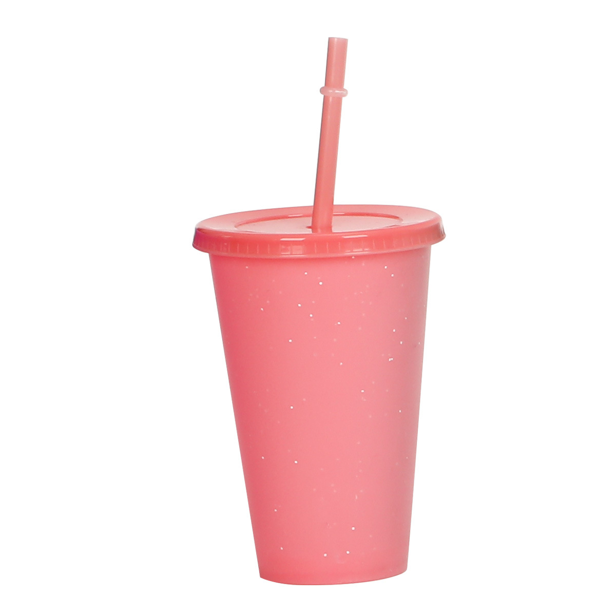20011 fábrica directa 480ML paja creativo plástico brillo taza fiesta cena paja taza