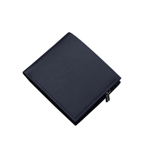 Wallet short men's thickened men's wallet with zipper multiple card slots men's wallet wallet men men's fashion