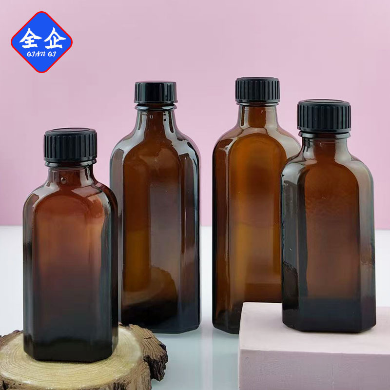 メーカー現物茶色平精油瓶ヘアケア精油瓶分注瓶スプレー瓶遮光ガラス瓶|undefined