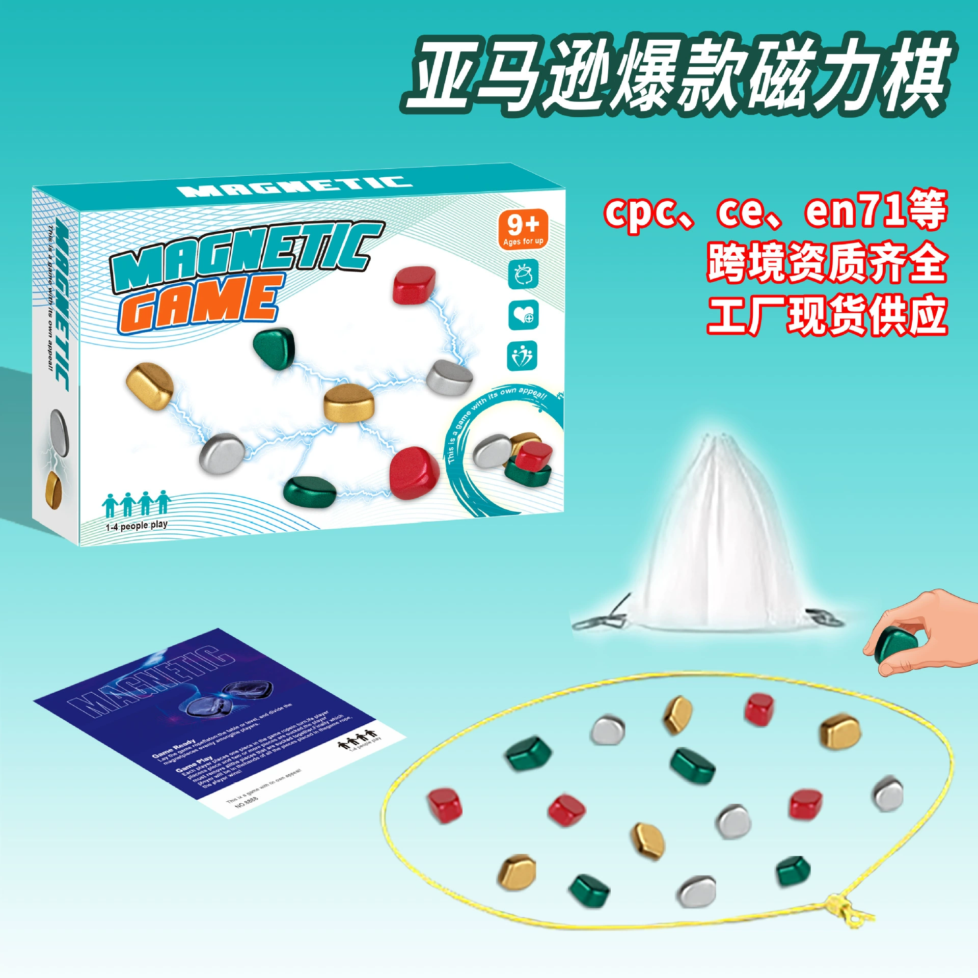 Эффект магнитных шахмат от взрыва Amazon