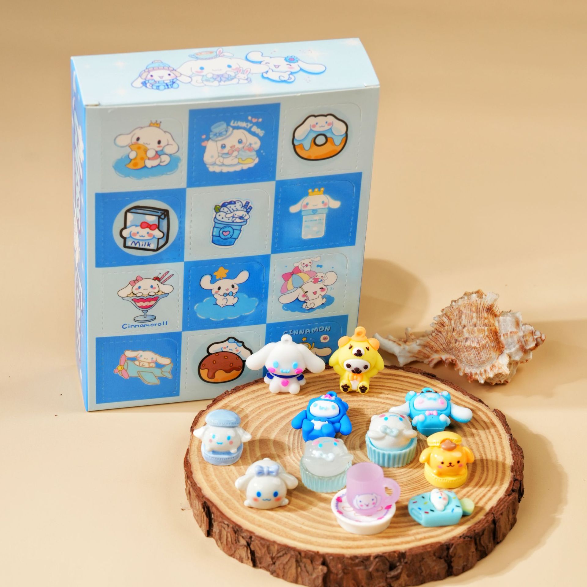 시나몬독 블라인드박스 12개 [수지연질고무혼합]