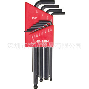 Supply Techni-Pro 13212Jensen 12 Put L Type Ball End Hex Key Set