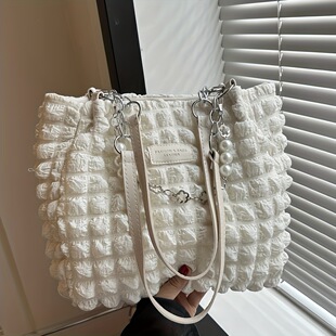 S 96607 Large Capacity Wrinkled Tote Bag �ް��μ�� ��