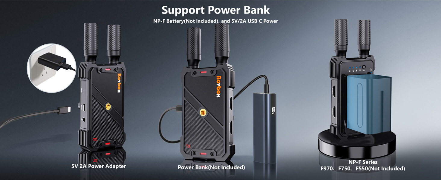 HDMI Wireless Extender 400m One-to-Multiple Reception 1080P HD Video Transmission Portable Outdoor Wireless HDMI