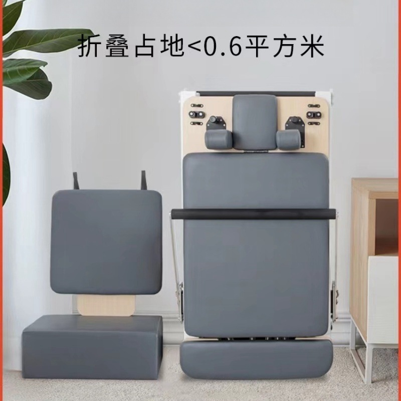 Cama de Pilates de Aleación de Aluminio Manliqiu, Pequeña, Blanca, Comercial, para Estudio de Yoga, Equipo Grande de Pilates