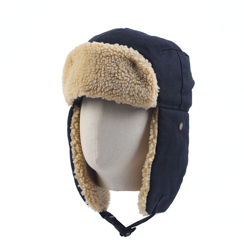 Cappelli da cacciatore Cappello vintage in tela Lei Feng Autunno e inverno caldo più occhiali in pile berretto per le orecchie Berretto da ciclismo elettrico berretto da sci_voghion.com