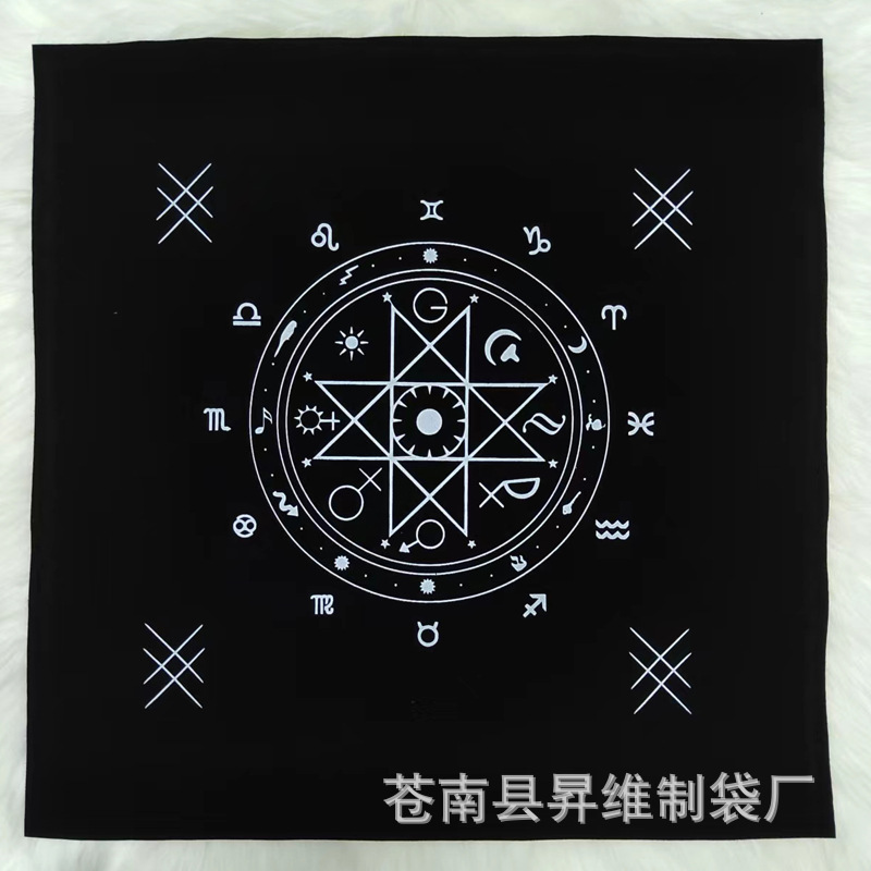 Mapa de ocho formaciones de franela 50*50cm