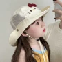 儿童夏季女童男孩防晒帽