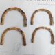 Imitation Bamboo Handle Anti-Slub Hand-in-hand DIY Plastic Hand-in-hand Bag Bamboo Slub Hand-in-hand Clinker Bamboo Hand-in-hand