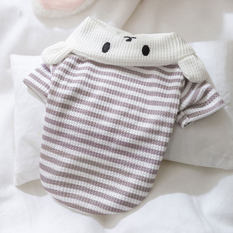 [Seleccionado] Chaleco de tracción divertido de dibujos animados lindo primavera y verano perro perro pequeño gato mascota gato perro ropa de perro