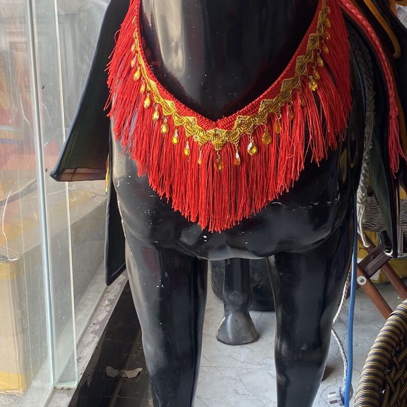 Flower Chest Strap Horse Equipment Colorful Chest Strap Saddle Decoration Flower Chest Strap