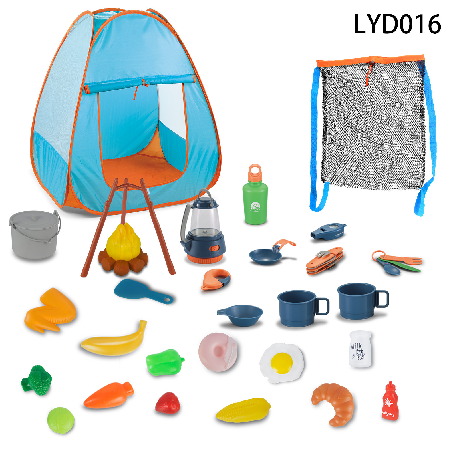 Juego de vajilla educativa para niños, para camping, picnic, con walkie-talkies, utensilios de cocina, para jugar al aire libre.