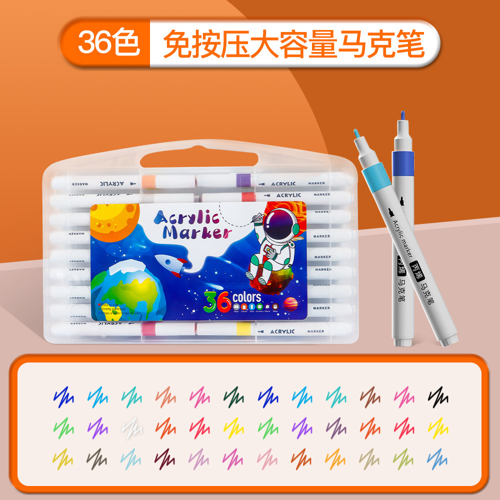 Pequeño libro rojo venta caliente de pintura de gran capacidad lápiz de pintura de graffiti lápiz de acrílico lápiz de pintura