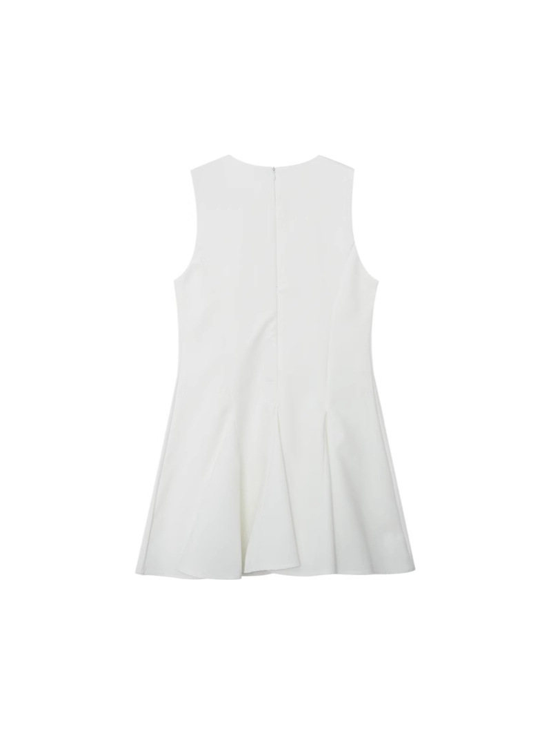 Cross-border Women's 2025 Spring and Summer New European and American Fashion Slim-fit Bow Sleeveless dress Women