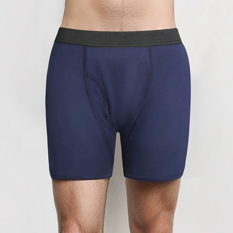 Мужские трусики с утечкой мочи после недержания можно стирать большие размеры хлопчатобумажные боксеры однотонные брюки 5ap020