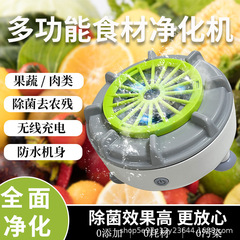 超声波果蔬清洗机全自动食材清洁机洗水果神器杀菌去农残洗菜家用