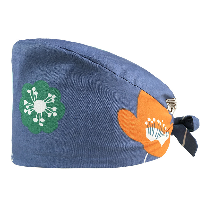 Nuevo lindo pequeño Panda de dibujos animados lindo patrón niña enfermera sombrero quirúrgico tapa de trabajo sombrero Tapa Protectora