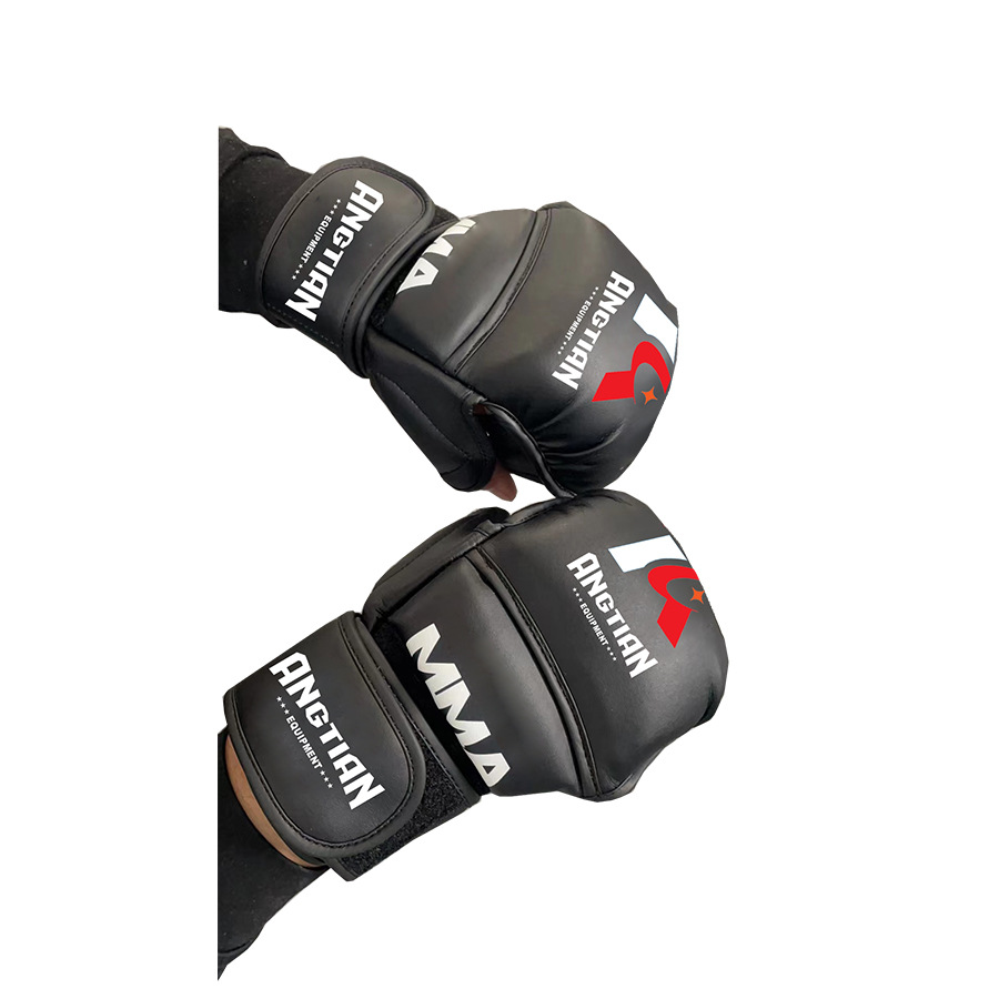 Fábrica Angtian personalizada guantes de boxeo profesional MMA boxeo Muay Thai guantes de boxeo