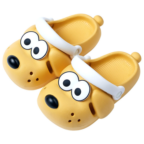 Happy Mary Children's Hole-toe Shoes Cartoon EVA Baby Slippers Home Soft Outer Wear Non-slip Girls' Slides