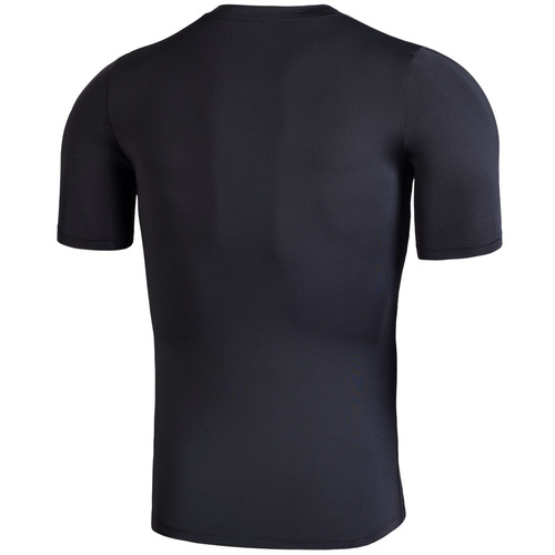 Cross-border fitness wear for men summer elastic quick-drying PRO tights training V-neck casual sportswear short-sleeved T-shirt