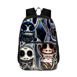 畸形动物园16寸贴袋儿童双肩包印花中小学生书包背包