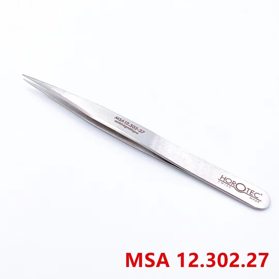 瑞士原装 HOROTEC MSA12.302-27 尖头镊子 防磁镊子 手表配件