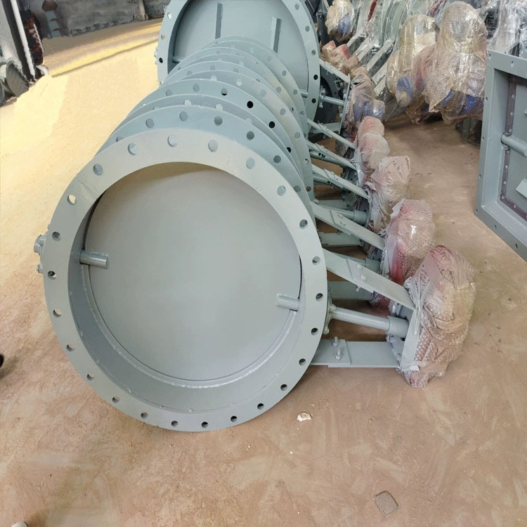 不锈钢可高温气动翻板阀电动通风蝶阀除尘管道碳钢手动调节蝶阀