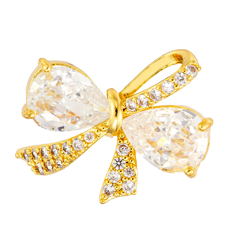 Colgante de cobre micro incrustado Gufasha oro goteo de aceite perlas de transferencia DiDi con perlas de acessorios de perlas huecas fábrica de perlas al por mayor