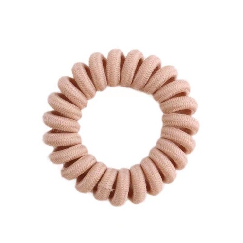 Korean style milk coffee color phone cord hair band high elasticity seamless headband women's hair band fashion ponytail hair band headwear