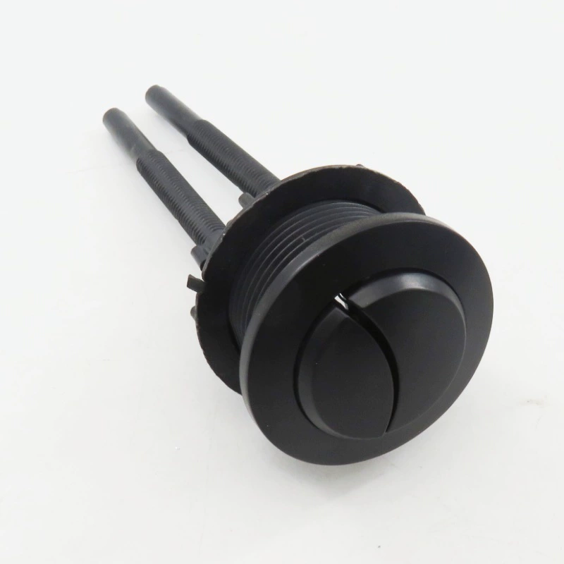 Кнопка для бачка унитаза, черная двойная кнопка, круглая кнопка для стержня клапана, водосберегающий унитаз, аксессуары для ванной комнаты
