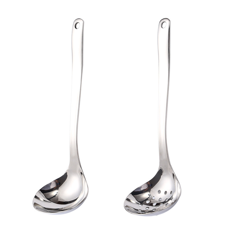 cucharas de sopa de acero inoxidable cucharas de artefactos comerciales de olla caliente cucharas de sopa de cocina casera de sopa de sopa de sopa de beber sopa de sopa gruesa