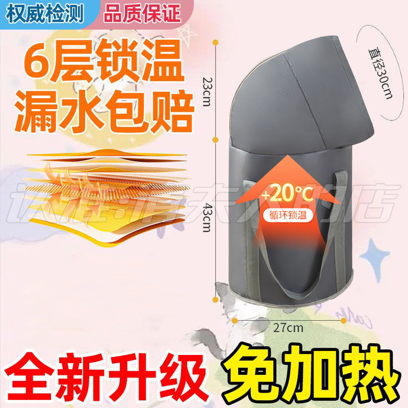 [업그레이드된 럭셔리 모델 + 훈증 버블] 그레이 (권장)