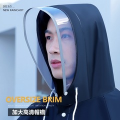 Men's Long Full-Body Raincoat for Heavy Rain, Electric Scooter & E-bike, Unisex Adult One-piece Riding Raincoat, 2023 New Model