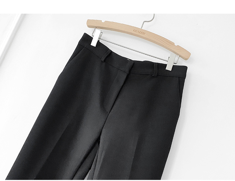 Contrast Striped Panel Lapel Collar Blazer & Tailored Pants