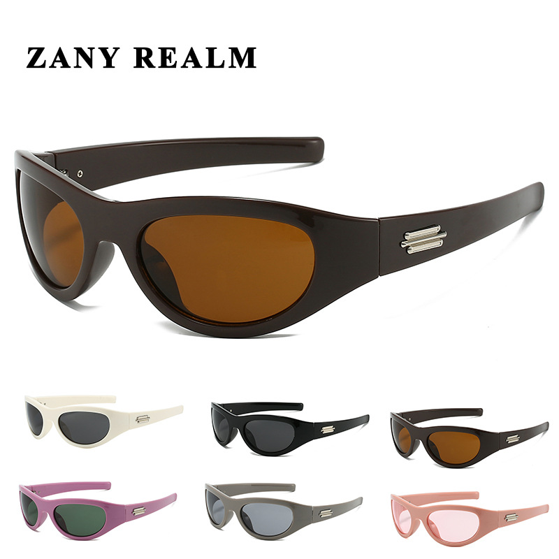 2024 nueva tecnología futurista viento deportes al aire libre gafas de sol anti-ultravioleta y2k diadema gafas de sol de ciclismo transfronterizo