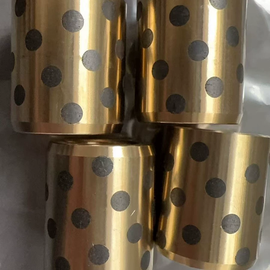 Медная втулка вала, маслосодержащий подшипник, графитовая медная втулка, самосмазывающийся подшипник, самосмазывающаяся медная втулка